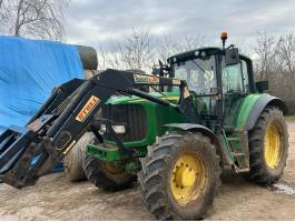 John Deere 6520 Premium traktor Stoll homlokrakodóval eladó