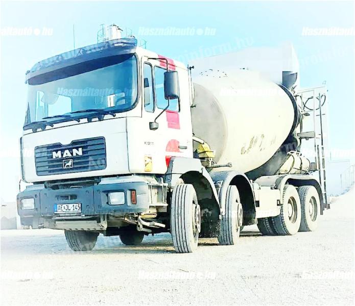 Eladó MAN F2000 betonmixer – azonnal munkára fogható