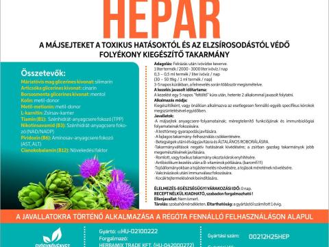 Herbamix Hepar 5 literes oldat a máj védelmére, étvágy és testtömeg-gyarapodás fokozására, méregtelenítés támogatására, immunerősítésre Herbamix Hepar 5 literes oldat a máj védelmére, étvágy és testtömeg-gyarapodás fokozására, méregtelenítés támogatására, immunerősítésre