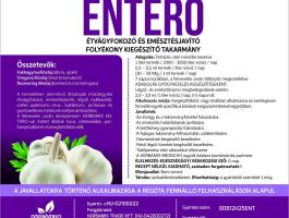 Herbamix Entero 5 literes oldat étvágyfokozásra, emésztés javítására, gyorsabb testtömeg-gyarapodás eléréséhez, hasmenés és tüdőpenész kezelésének kiegészítésére