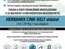 Herbamix Cink-Kelt 5 literes oldat a bélnyálkahártya védelmére, a jobb tápanyagfelszívódásért, növekedésért, testtömeg-gyarapodásért és a fertilitás fokozásáért