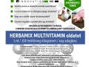 Herbamix Multivitamin 5 literes oldat A-, D-, E-, K- és B-vitaminokkal, metil-donorokkal, antioxidánsokkal és mikroelemekkel