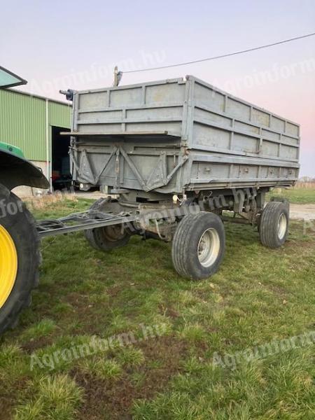 BSS pótkocsi eladó – 12 tonnás billenős pótkocsi