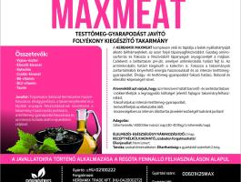 Herbamix Maxmeat 5 literes oldat a bélbolyhok védelmére,  a hasmenések kivédésére,  a testtömeg-gyarapodás fokozására az intenzív hízlalás és a tömés időszakában