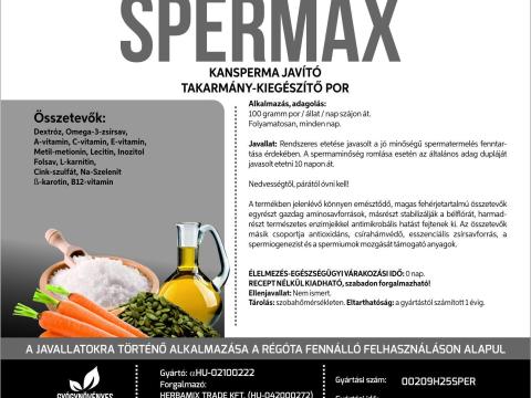 Herbamix Spermax 10 kg por sertéskanok sperma minőségének javítására