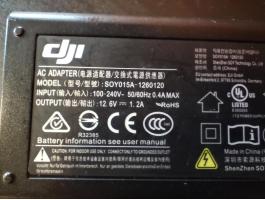 DJI AC ADAPTER SOY015A-1260120 2db