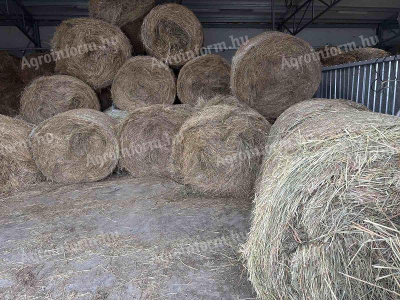 Körbálás széna bála