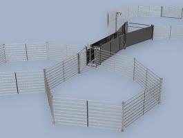 Juh válogatórendszer 002 – komplett, professzionális karámrendszer