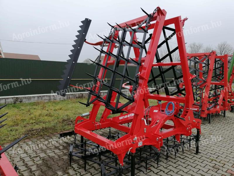 Woprol MEGA borona 5,2-6,2 m hátsó simítóval készletről