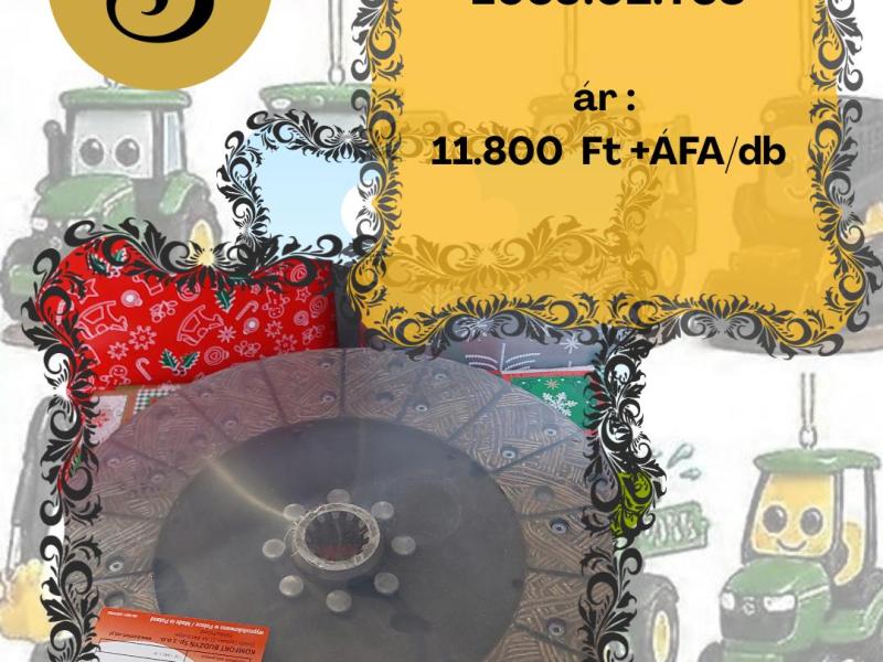 Adventi naptár az MTE Speciálnál: december 3. – MTZ kuplungtárcsa