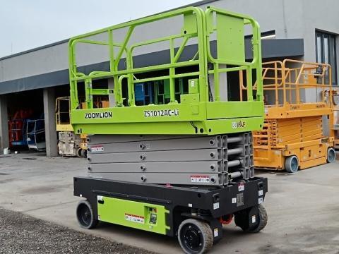 Zoomlion ZS1012AC-Li 11,8 m elektromos ollós emelő – Új, garanciával, raktáron Zoomlion ZS1012AC-Li 11,8 m elektromos ollós emelő – Új, garanciával, raktáron