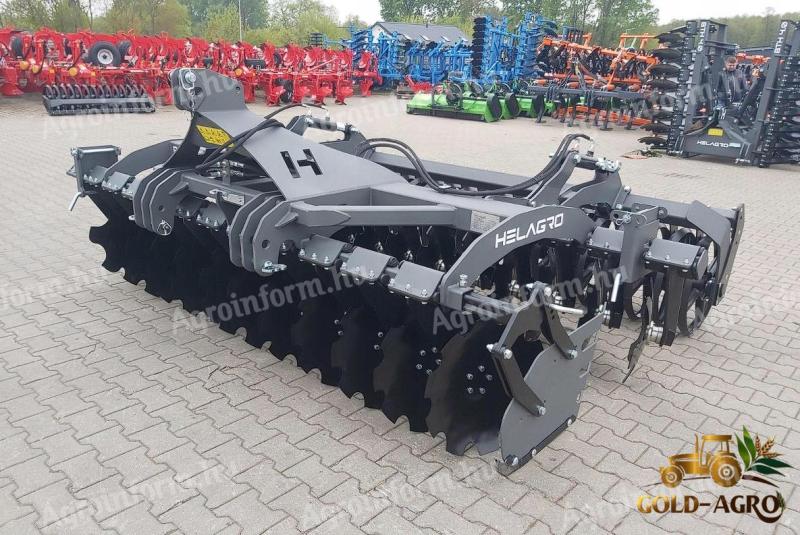 Új Helagro BT függesztett 2,5–4,0 méteres rövidtárcsa – bevezető akció