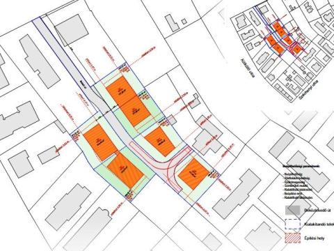 Eladó rendkívüli lehetőséget kínáló 3887 nm alapterületű építési telek Debrecenben a festői Széchenyi kertben