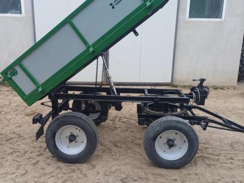 Felújított Multicar 3 oldalra billenős pótkocsi eladó