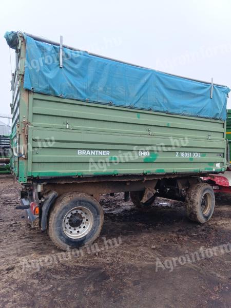 Brantner pótkocsi csigával, jó állapotban eladó