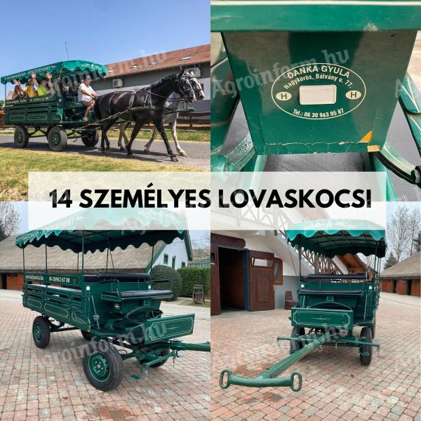 Eladó 14 személyes lovaskocsi