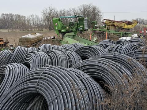 Öntözőcső eladó – 8000 m 40-es KPE cső