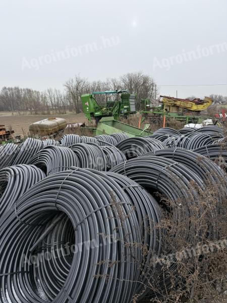 Öntözőcső eladó – 8000 m 40-es KPE cső