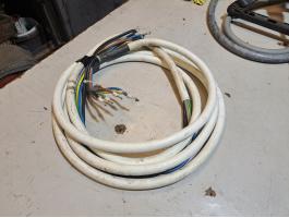 Eladó 5x10 kábel 5 x 10mm2 tápkábel 5,8 méter