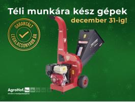 Garantált Legalacsonyabb ÁR! Benzinmotoros gallyaprító, faaprító, ágaprító, ágdaráló (max. 8 cm) / TRIHBIG