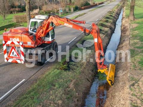 Alternáló kaszás kanál, árok karbantartó kanál 3 m-es / Herder MRLT 300