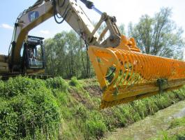 Garantált Legalacsonyabb ÁR! Alternáló kaszás kanál, árok karbantartó kanál 3 m-es / Herder MRLT 300