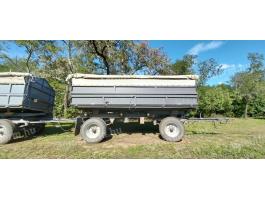 Eladó HW 80.11-es mezőgazdasági billenős pótkocsi kamion kerekekkel