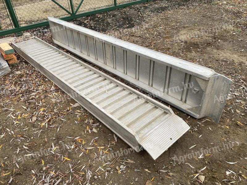 Metalmec 4000 x 510 x 185 mm peremes alumínium rámpa ÚJSZERŰ ÁLLAPOTBAN