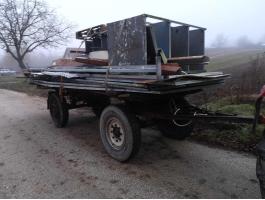 2 tengelyes Hódgép pótkocsi eladó