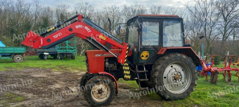 MTZ 80 traktor homlokrakodóval és szervókormánnyal eladó