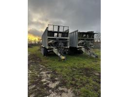 Fliegl ASW 270 letoló pótkocsi + trágyaszóró adapter