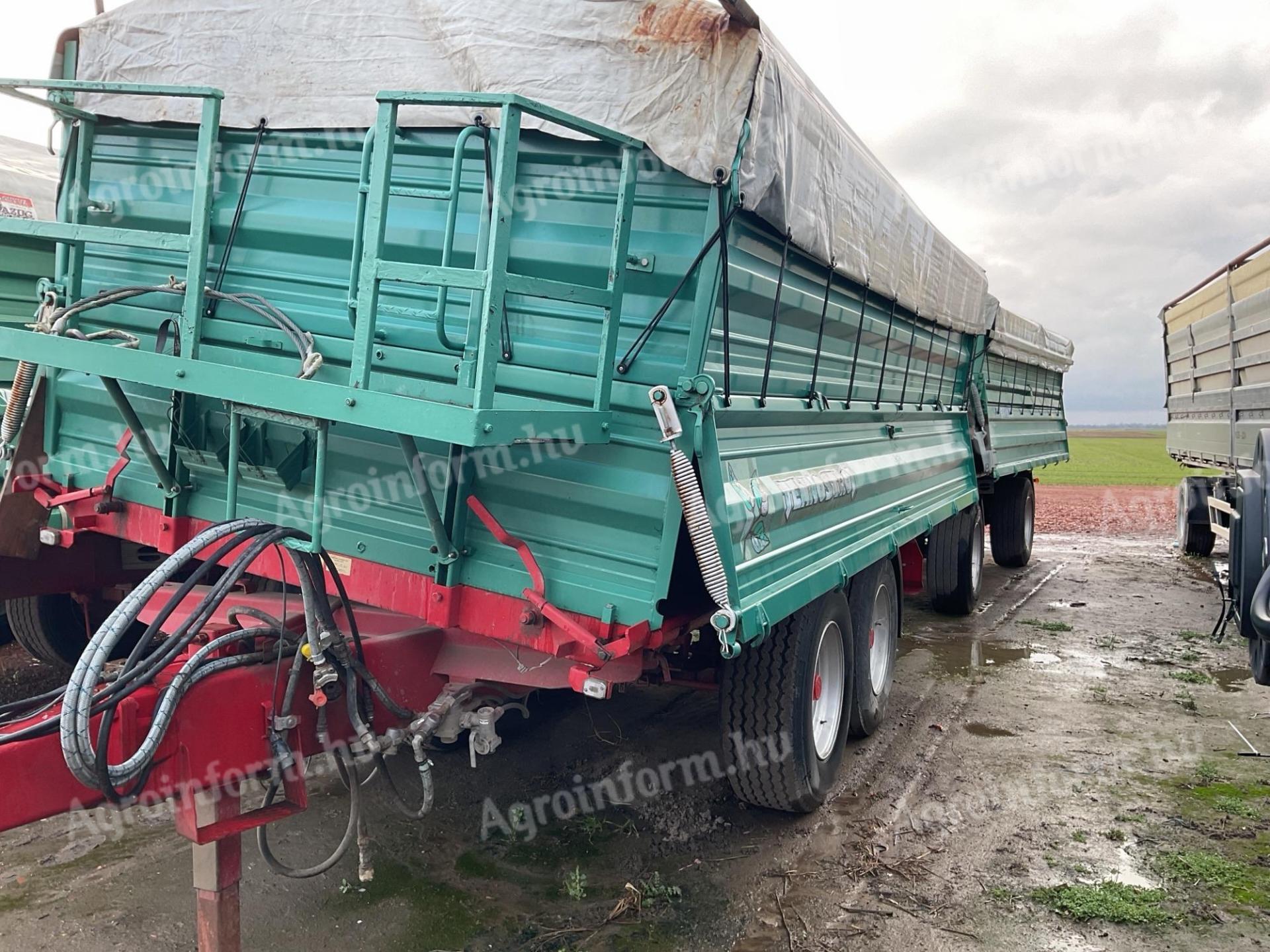 Farmtech TP 1000 (13t) tandem és Farmtech ZDK 1400 (16t) kéttengelyes ...
