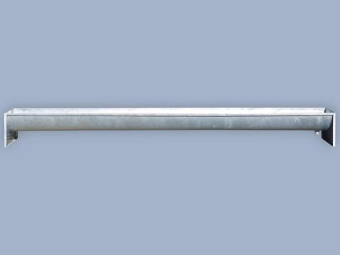 Juh itatóvályú lemezlábbal, horganyzott (L=3,75 m) Juh itatóvályú lemezlábbal, horganyzott (L=3,75 m)