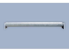 Juh itatóvályú lemezlábbal, horganyzott (L=3,75 m)