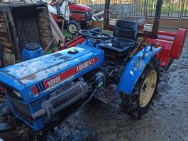 Iseki TX155 traktor kalapácsos zúzóval eladó