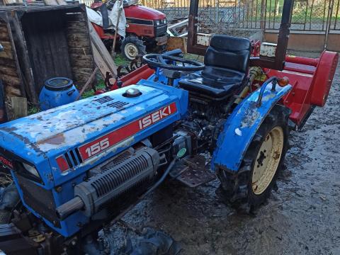 Iseki TX155 traktor kalapácsos zúzóval eladó
