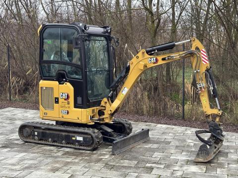 Caterpillar 302 CR gumilánctalpas kotrógép eladó Caterpillar 302 CR gumilánctalpas kotrógép eladó