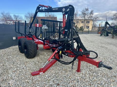 FarmiForest FT7 + CR24 erdészeti pótkocsi kiközelítő eladó FarmiForest FT7 + CR24 erdészeti pótkocsi kiközelítő eladó