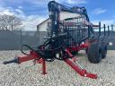 FarmiForest FT7 + CR24 erdészeti pótkocsi kiközelítő eladó