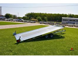 Új 4.7m-es autószállító utánfutó (2700kg) most 2.690.000 Ft helyett 2.490.000 Ft