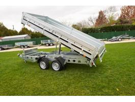 Új elektrohidraulikusan billenő utánfutó (360x170cm - 3500kg) akciósan most 3.499.000 Ft