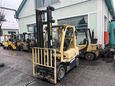 Dízel targonca eladó – Hyter H2,5FT, 3,5 tonnás teherbírás, 4,3 m emelési magasság Dízel targonca eladó – Hyter H2,5FT, 3,5 tonnás teherbírás, 4,3 m emelési magasság