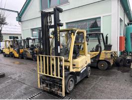 Dízel targonca eladó – Hyter H2,5FT, 3,5 tonnás teherbírás, 4,3 m emelési magasság