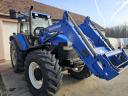 New Holland TM 165 traktor homlokrakodóval eladó