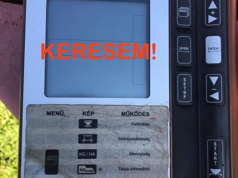 Bogballe Calibrator Icon műtrágyaszóró monitor Bogballe Calibrator Icon műtrágyaszóró monitor