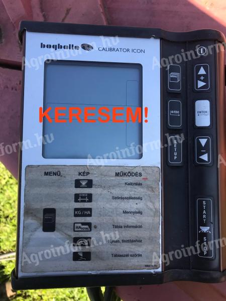 Bogballe Calibrator Icon műtrágyaszóró monitor