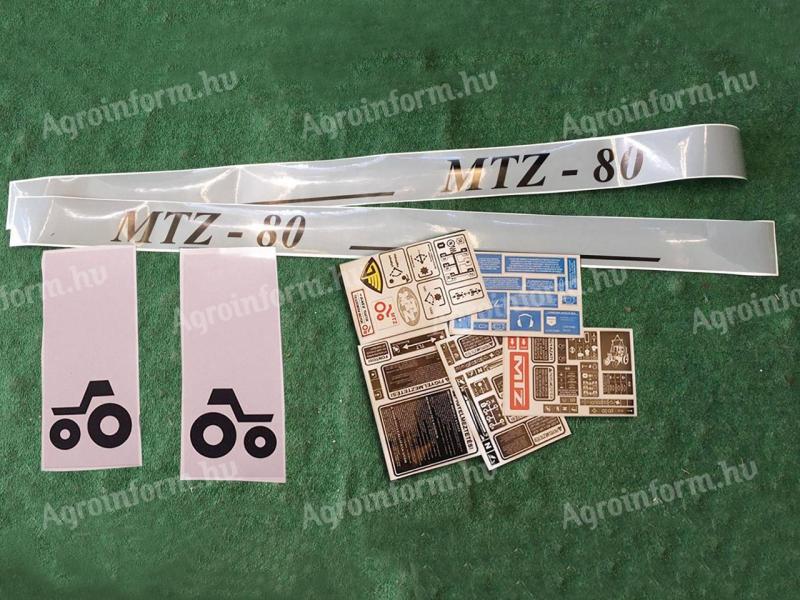 Utángyártott MTZ 80 matricakészlet eladó