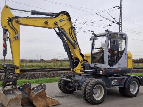 Gumikerekes kotrógép Wacker Neuson EW100 Powertilt rendszerrel eladó Gumikerekes kotrógép Wacker Neuson EW100 Powertilt rendszerrel eladó