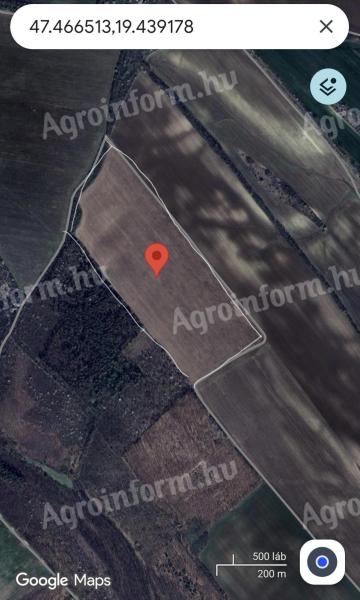 Eladó 16,63 hektáros szántóföld