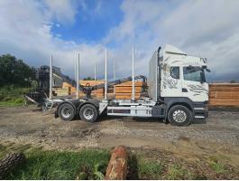Scania 6x4 rönkszállító teherautó - 0%Áfa - Leszállítva